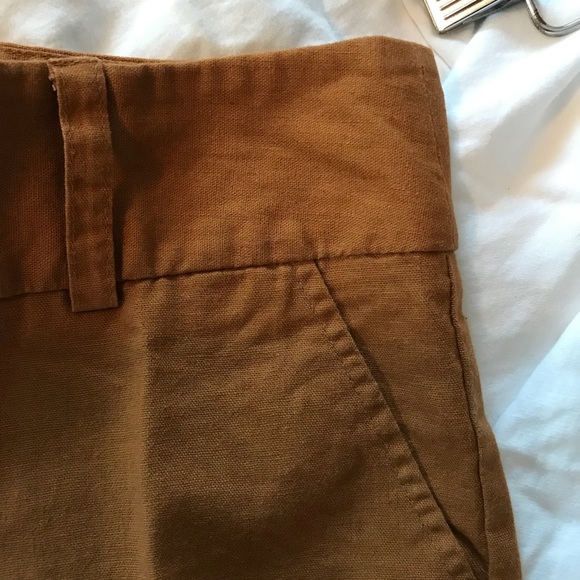 Forever 21 Camel Linen Shorts 2 - Picture 3 of 3